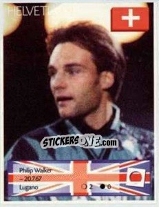 Sticker Marco Walker - Euro 1996 n. 32 - Manil