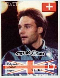 Sticker Marco Walker - Euro 1996 - Manil