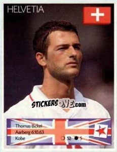 Sticker Thomas Bickel - Euro 1996 - Manil