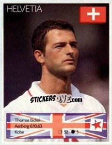 Sticker Thomas Bickel - Euro 1996 n. 41 - Manil