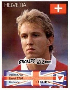 Cromo Adrian Knup - Euro 1996 n. 45 - Manil