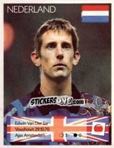 Figurina Edwin van der Sar - Euro 1996 - Manil