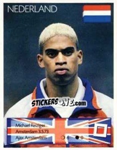 Sticker Michael Reiziger - Euro 1996 n. 49 - Manil