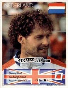 Cromo Danny Blind - Euro 1996 - Manil