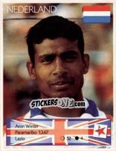 Sticker Aron Winter - Euro 1996 n. 56 - Manil