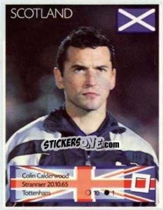 Sticker Colin Calderwood - Euro 1996 n. 65 - Manil