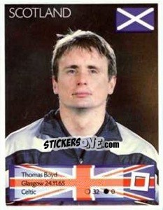 Sticker Thomas Boyd - Euro 1996 n. 68 - Manil