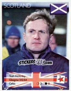 Sticker Tosh McKinlay - Euro 1996 n. 69 - Manil