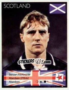 Sticker Stewart McKimmie - Euro 1996 - Manil