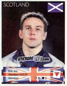 Sticker Eoin Jess - Euro 1996 - Manil