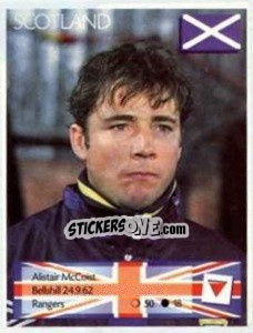 Sticker Alistair McCoist - Euro 1996 - Manil