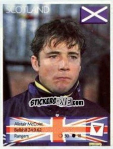 Sticker Alistair McCoist - Euro 1996 n. 78 - Manil