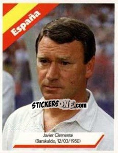 Sticker Javier Clemente - Euro 1996 n. 80 - Manil