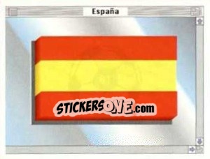 Sticker Bandeira - Euro 1996 n. 81 - Manil