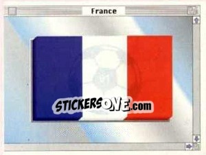 Sticker Bandeira - Euro 1996 - Manil