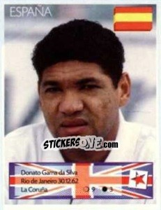 Sticker Donato Gama da Silva - Euro 1996 n. 103 - Manil
