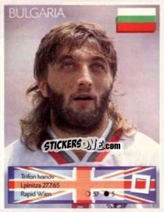 Sticker Trifon Ivanov - Euro 1996 n. 114 - Manil
