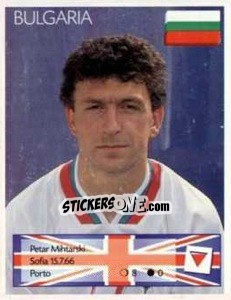 Sticker Petar Mihtarski - Euro 1996 n. 120 - Manil