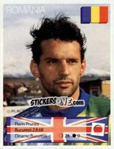 Cromo Florin Prunea - Euro 1996 - Manil