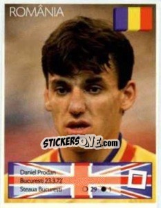 Cromo Daniel Prodan - Euro 1996 - Manil