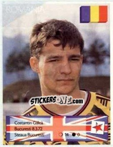 Sticker Constantin Gâlcă - Euro 1996 n. 131 - Manil