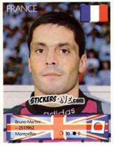 Cromo Bruno Martini - Euro 1996 - Manil