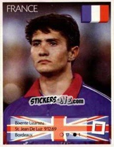 Sticker Bixente Lizarazu - Euro 1996 n. 143 - Manil