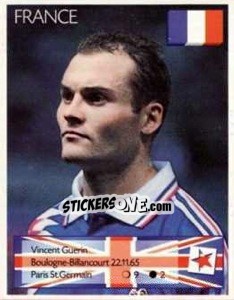 Figurina Vincent Guerin - Euro 1996 - Manil