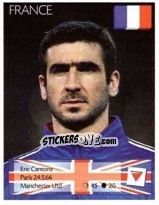 Sticker Eric Cantona - Euro 1996 n. 155 - Manil
