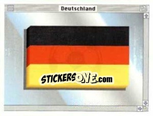 Sticker Bandeira - Euro 1996 n. 159 - Manil