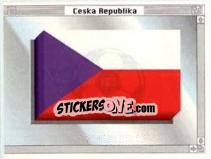 Sticker Bandeira - Euro 1996 n. 162 - Manil
