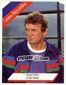 Sticker Dusan Uhrin - Euro 1996 n. 163 - Manil