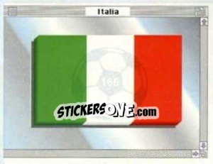 Sticker Bandeira - Euro 1996 n. 166 - Manil