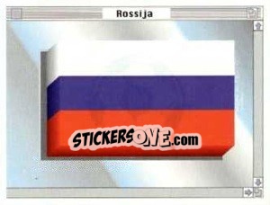 Sticker Bandeira - Euro 1996 - Manil