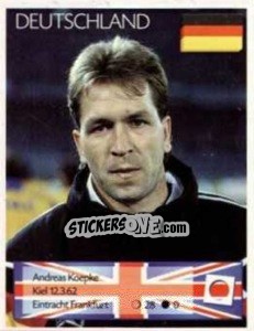Sticker Andreas Köpke - Euro 1996 - Manil