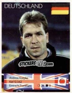 Sticker Andreas Köpke - Euro 1996 n. 171 - Manil