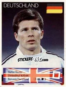 Sticker Stefan Reuter - Euro 1996 - Manil