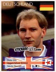 Cromo Dieter Eilts - Euro 1996 - Manil
