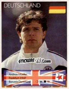 Sticker Andreas Möller - Euro 1996 - Manil