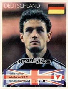 Cromo Heiko Herrlich - Euro 1996 n. 184 - Manil