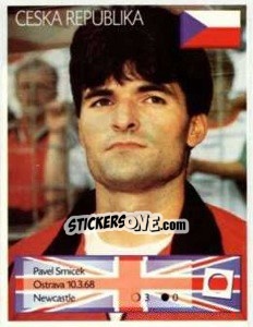 Sticker Pavel Srnicek - Euro 1996 n. 188 - Manil