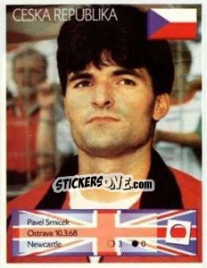 Cromo Pavel Srnicek - Euro 1996 - Manil