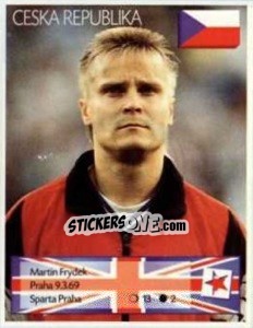 Sticker Martin Frydek - Euro 1996 n. 195 - Manil