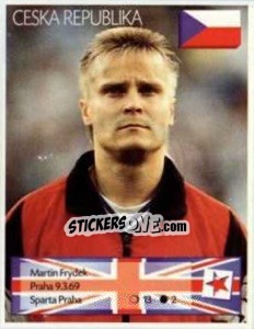 Sticker Martin Frydek - Euro 1996 - Manil