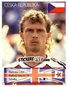 Sticker Radoslav Latal - Euro 1996 n. 198 - Manil