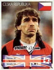 Sticker Jiri Nemec - Euro 1996 n. 199 - Manil