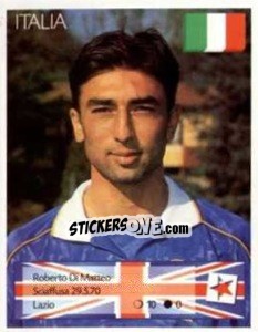 Sticker Roberto Di Matteo - Euro 1996 n. 210 - Manil