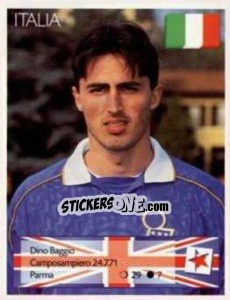 Sticker Dino Baggio