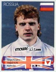 Sticker Sergei Kiriakov - Euro 1996 n. 230 - Manil