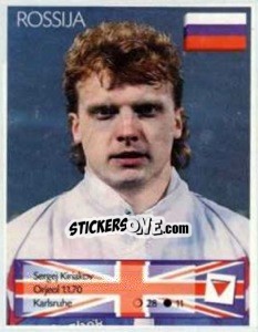 Sticker Sergei Kiriakov - Euro 1996 - Manil